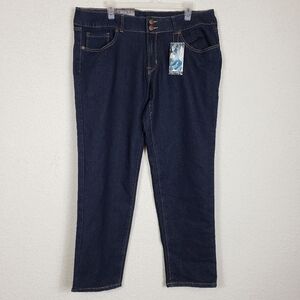NWT royal blue skinny dark wash Jean's size 19X30